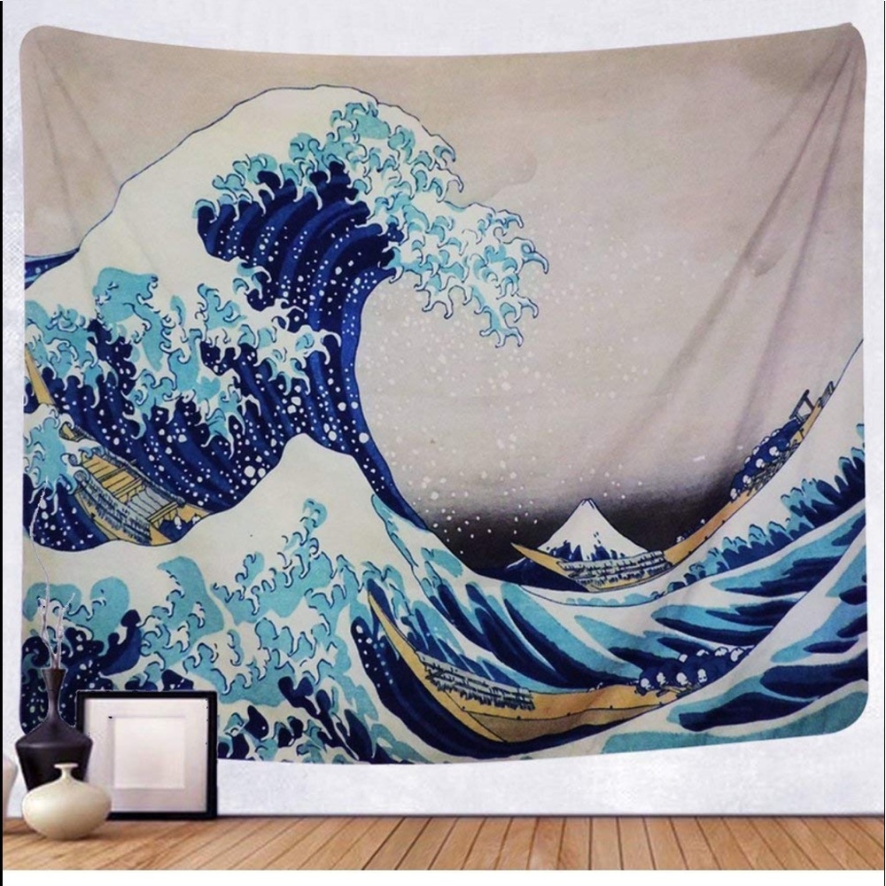 Great Wave Kanagawa Wall Tapestry